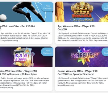 Betvictor bonus and promotions